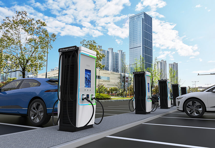 EV fast charging station