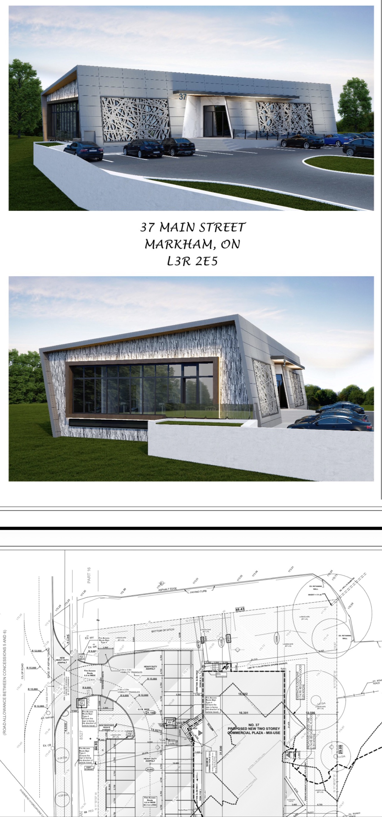 Medical building rendering, 37 Main Street